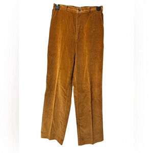 Calvin Klein Vintage Brown Cotton Straight Leg Pants Size 8